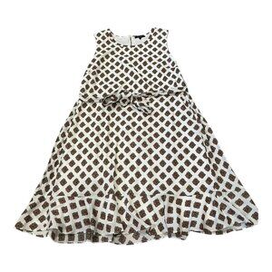 Le Gali printed fit & flare dress size small